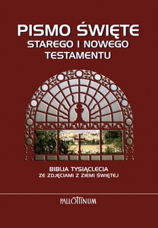Biblia Tysiąclecia ze zdjęciami z Ziemi Świętej
