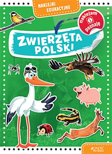 Zwierzęta Polski. Naklejki edukacyjne