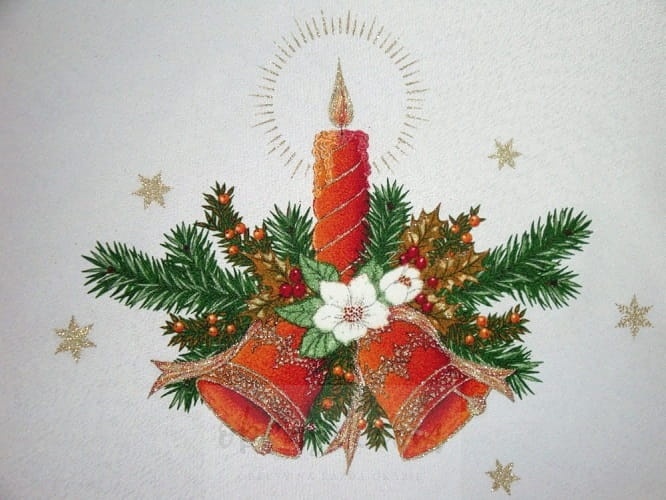 Obrus na Boże Narodzenie 80x80