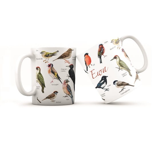 Kubek z imieniem - Ptaki