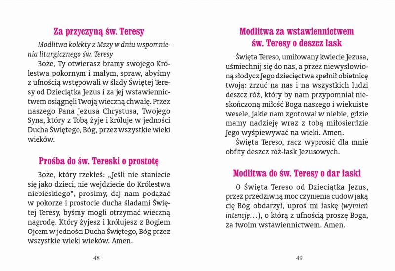 Modlitewnik czcicieli sw Teresy z Lisieux str 48-49.jpg