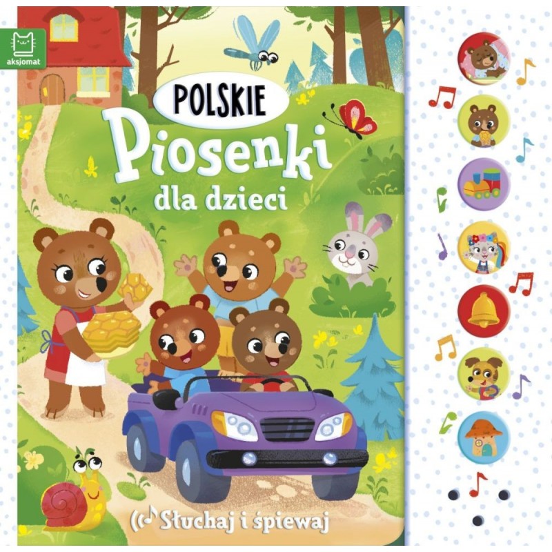 Polskie piosenki dla dzieci. Książka dźwiękowa