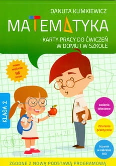 Matematyka. Karty pracy do ćwiczeń w domu i w szkole. Klasa 2